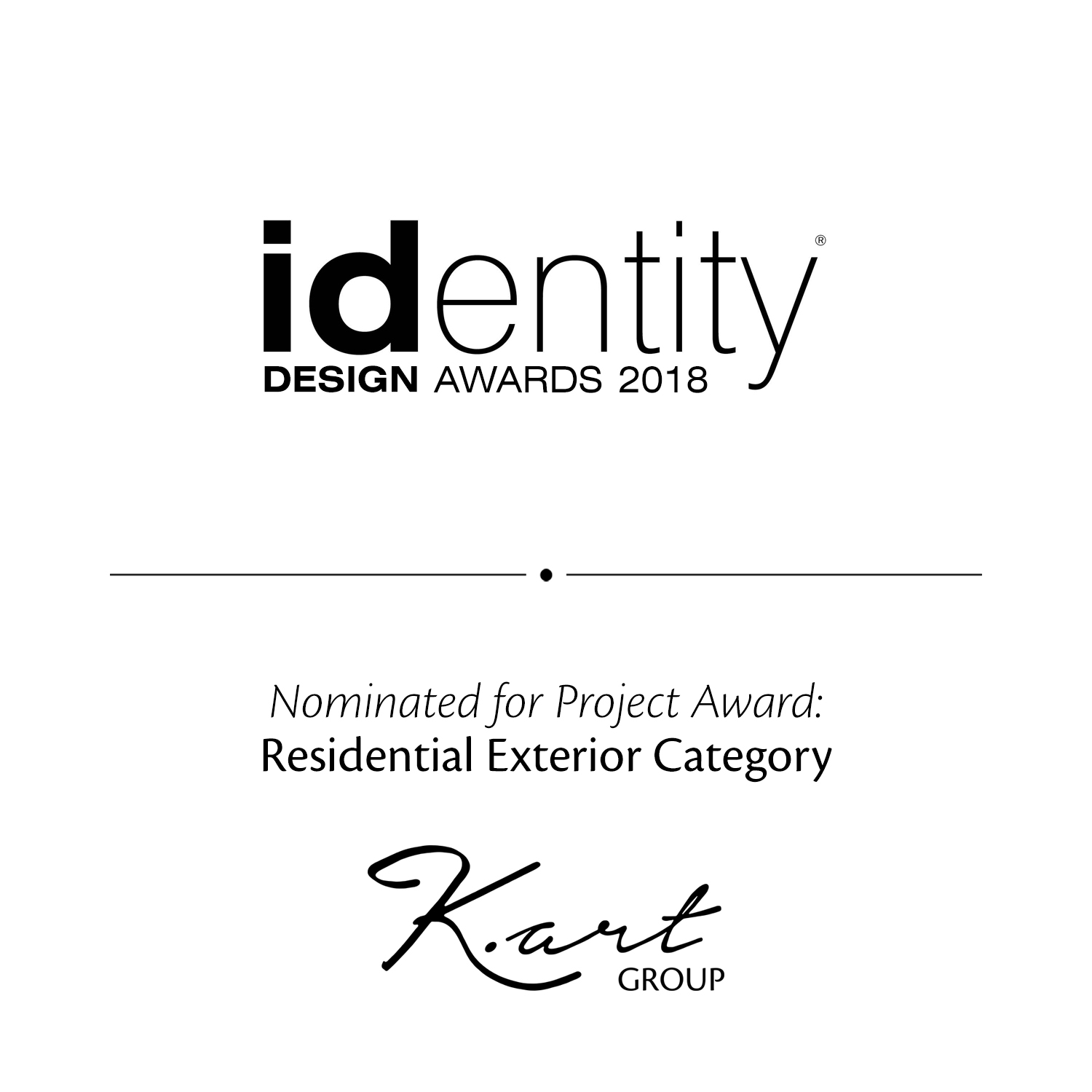 IDENTITY DESIGN AWARDS-RESIDENTIAL (NOMINATED)