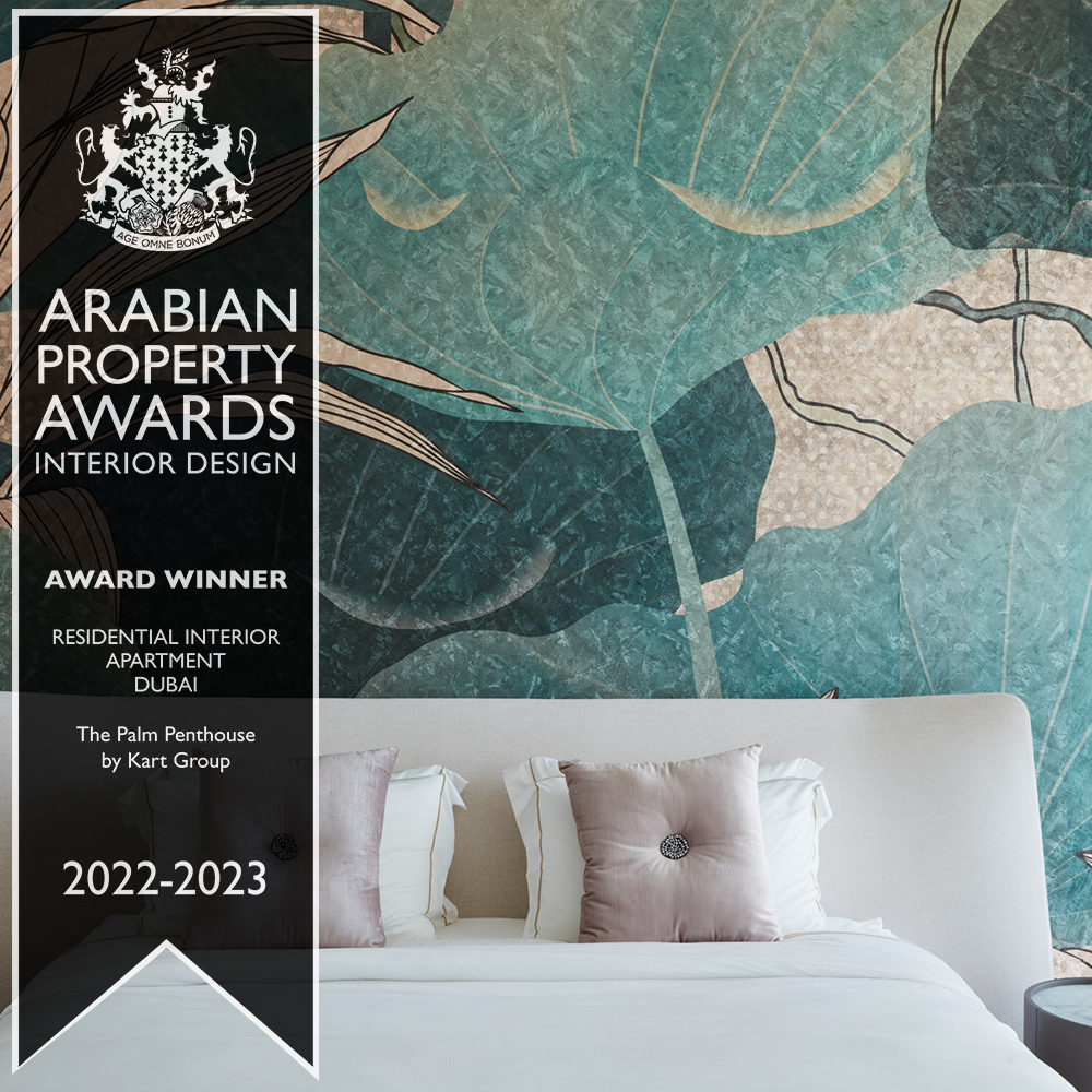 Best Residential Interior Apartment Dubai : The Palm Penthouse Arabian Property Awar